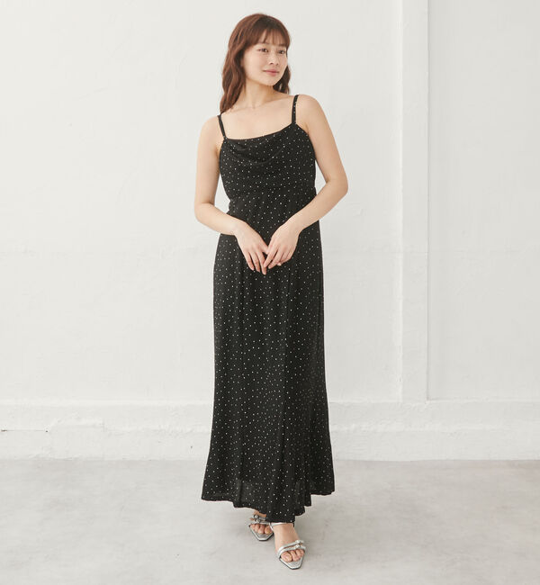 archives「ドットカットＪＱキャミワンピース」|ワンピース|BLACK
