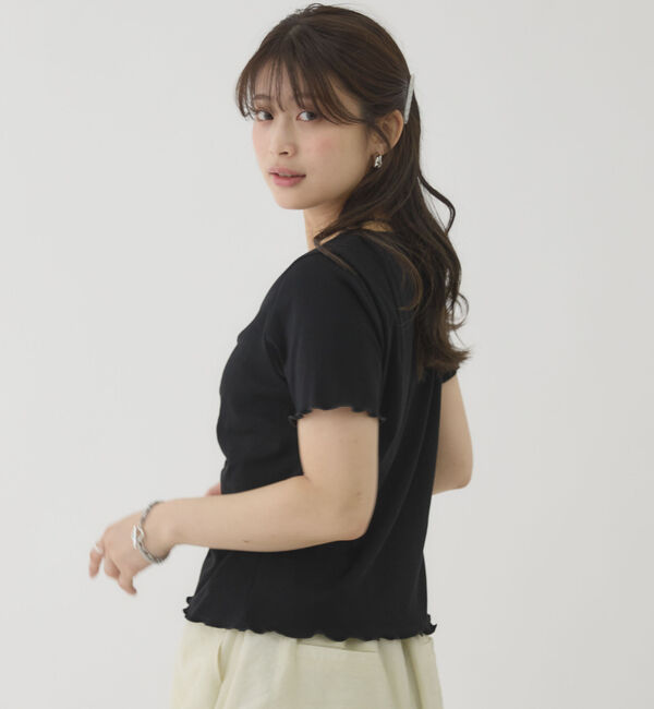archives「ハーフスリーブフロントタックカットＴＯＰＳ」|Tシャツ・カットソー|