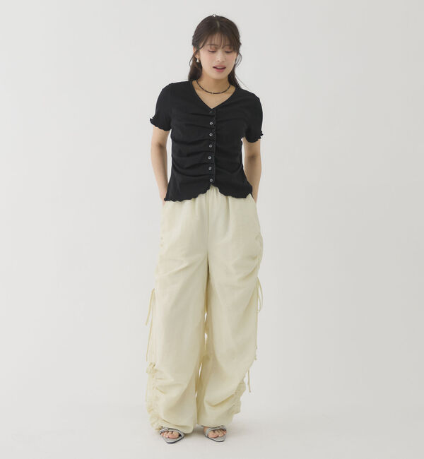 archives「ハーフスリーブフロントタックカットＴＯＰＳ」|Tシャツ・カットソー|