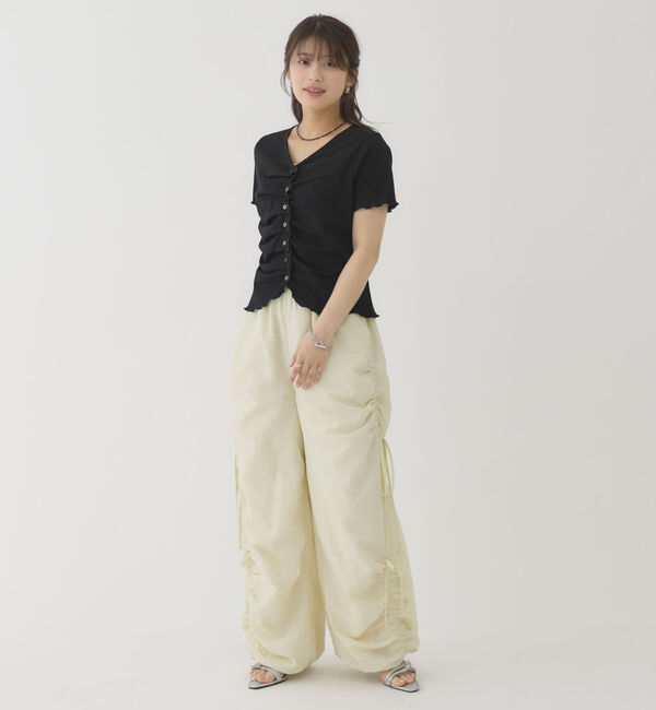 archives「ハーフスリーブフロントタックカットＴＯＰＳ」|Tシャツ・カットソー|