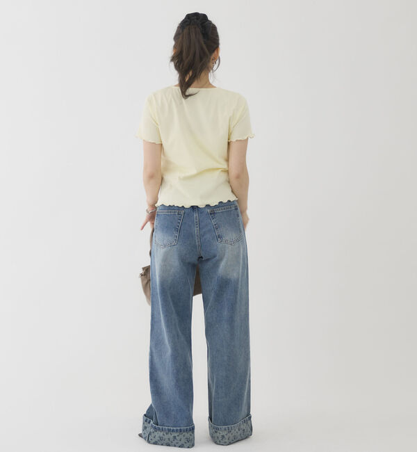 archives「ハーフスリーブフロントタックカットＴＯＰＳ」|Tシャツ・カットソー|
