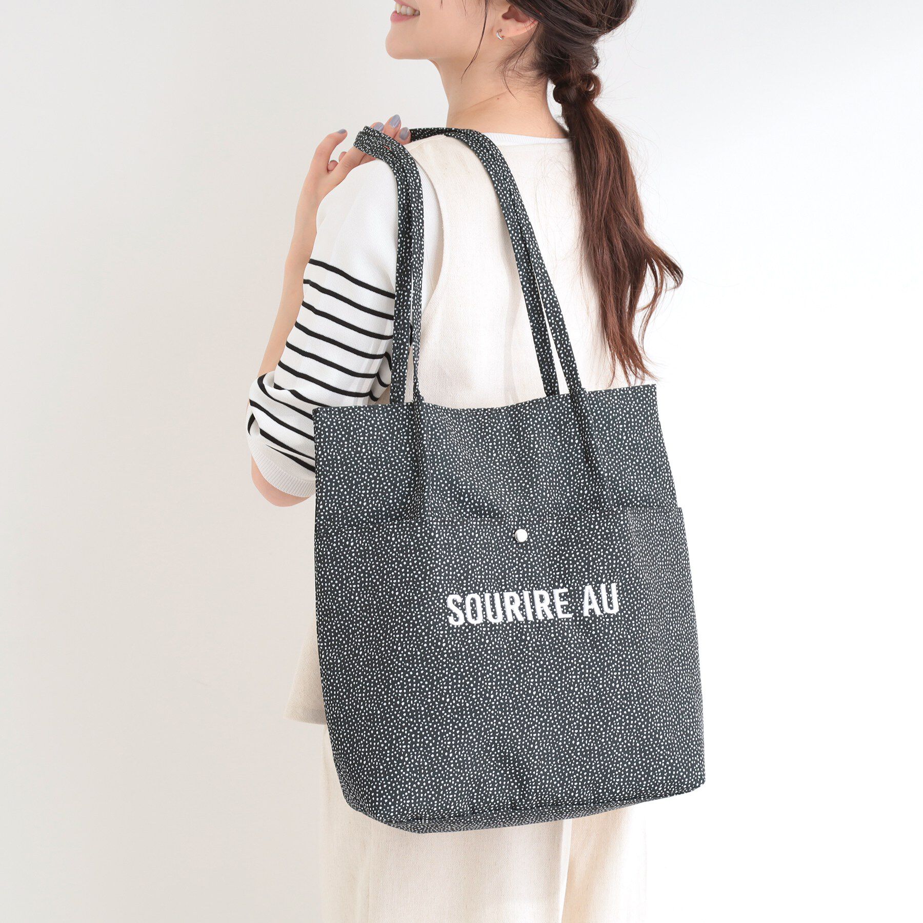 SHOO･LA･RUE「ラタプリントトートバッグ」|トートバッグ|