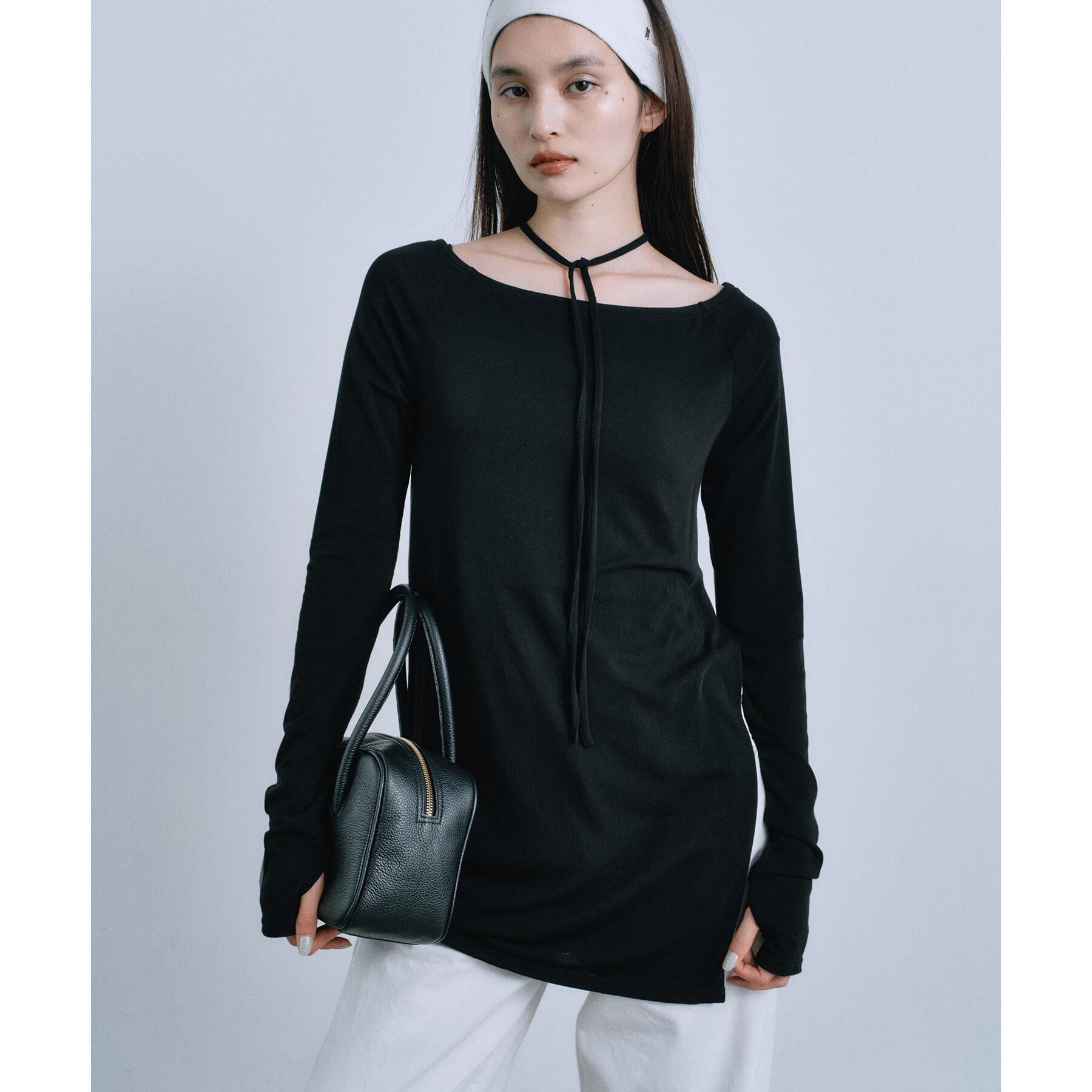 CODE A「off－shoulder jersey top」|Tシャツ・カットソー|