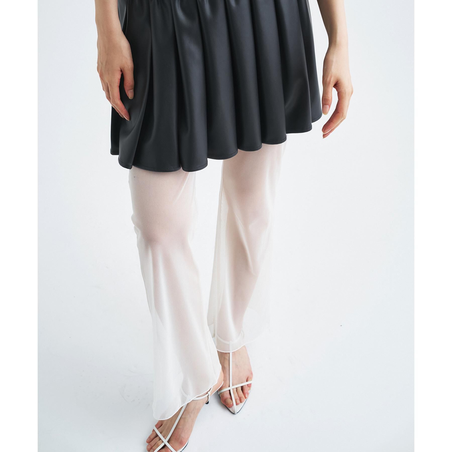 CODE A「piedi nudi｜TULLE LEGGINGS」|レギンス・スパッツ|