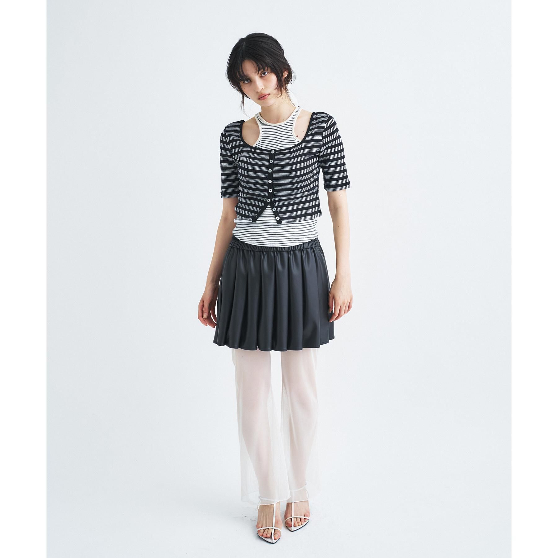 CODE A「piedi nudi｜TULLE LEGGINGS」|レギンス・スパッツ|