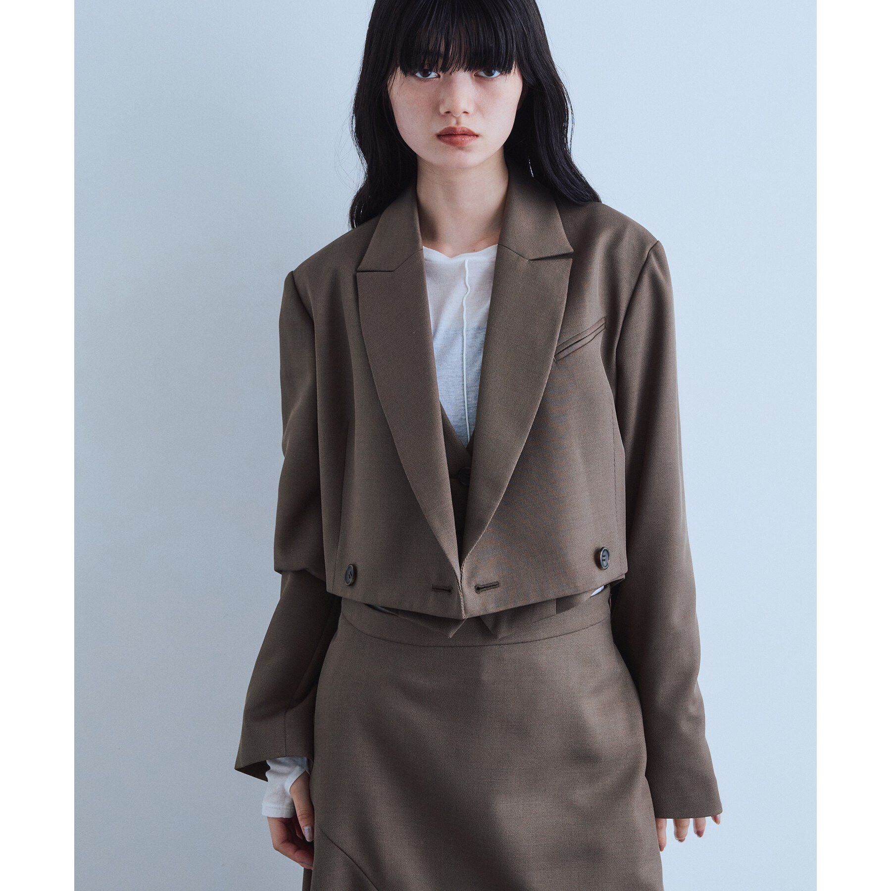 CODE A「ribboned tailor jacket」|テーラードジャケット|