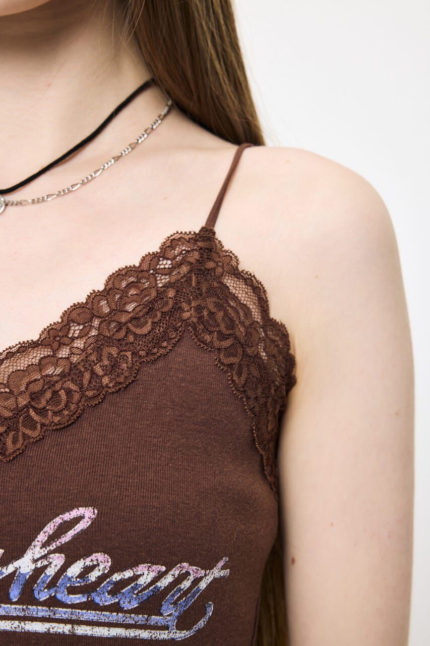 MOUSSY「RETRO FADE LACE キャミ」|キャミソール|