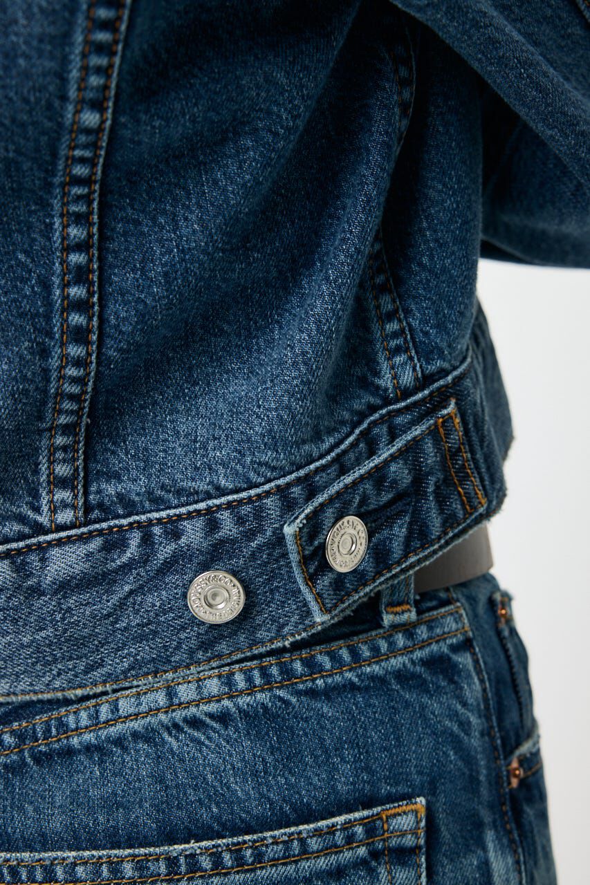 MOUSSY「TENCEL(TM) DENIM SHORT ジャケット」|デニムジャケット|