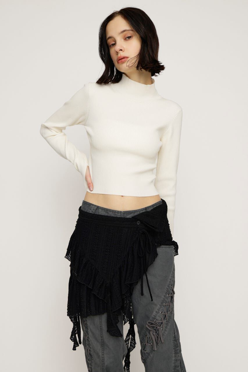 SLY「WRAP LACE SKIRT ベルト」|ベルト|BLK