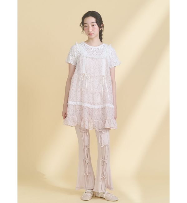 merry jenny「ribbon lace tee」|Tシャツ・カットソー|