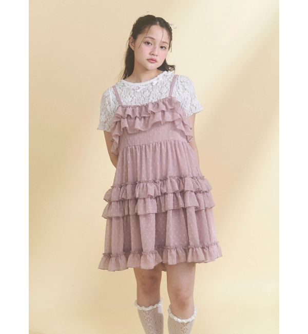 merry jenny「ribbon lace tee」|Tシャツ・カットソー|