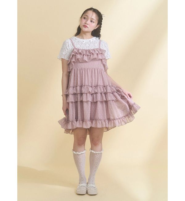 merry jenny「ribbon lace tee」|Tシャツ・カットソー|