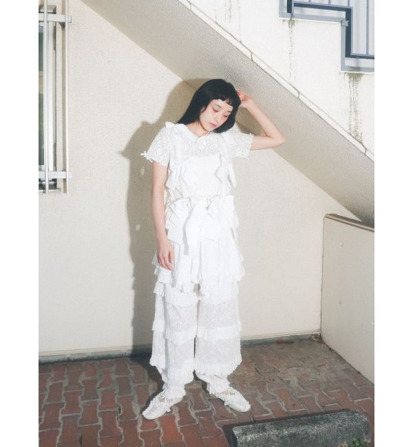 merry jenny「ribbon lace tee」|Tシャツ・カットソー|