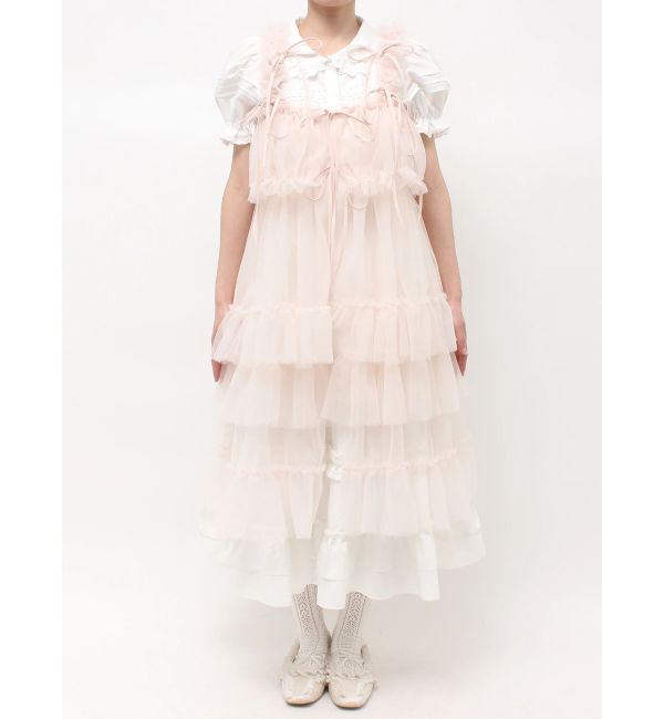 merry jenny「チュールフリルロングハーネス」|シャツ・ブラウス|