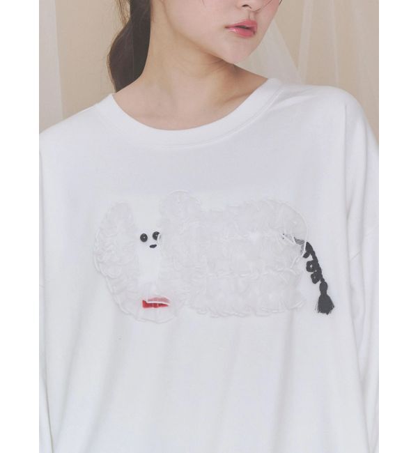 merry jenny「inu！？チュールロンTee」|Tシャツ・カットソー|