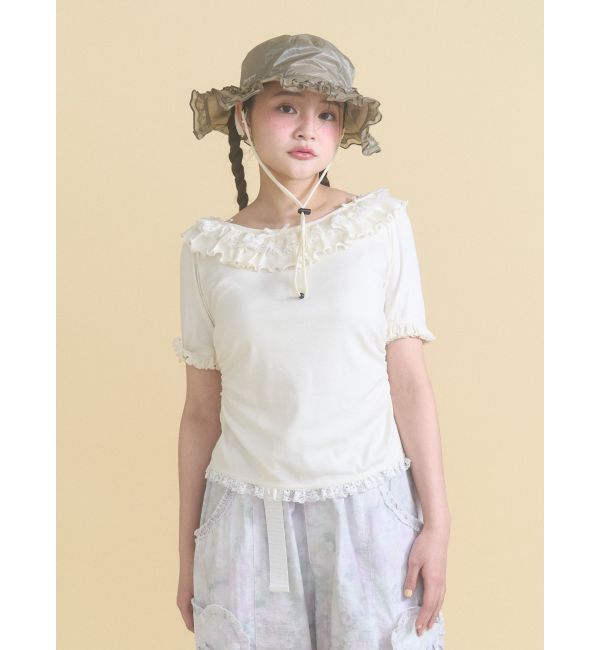 merry jenny「frill nylon hat」|ハット|