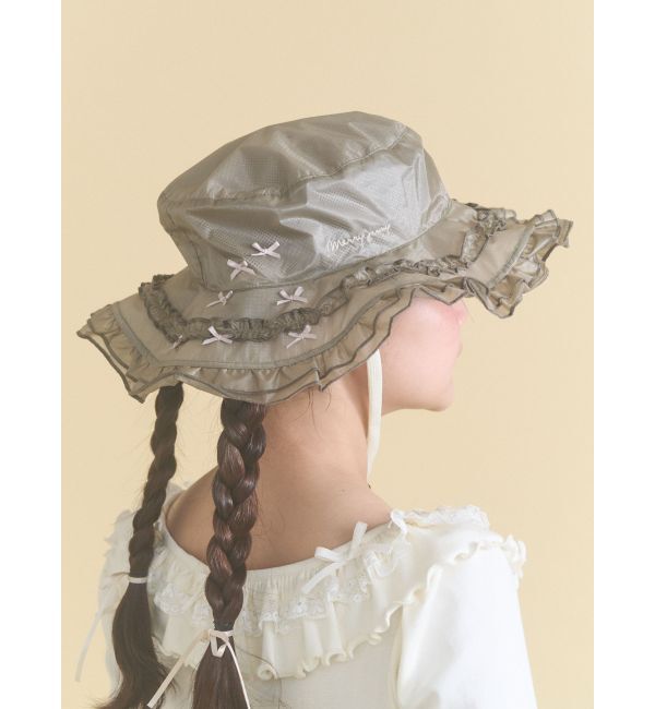 merry jenny「frill nylon hat」|ハット|