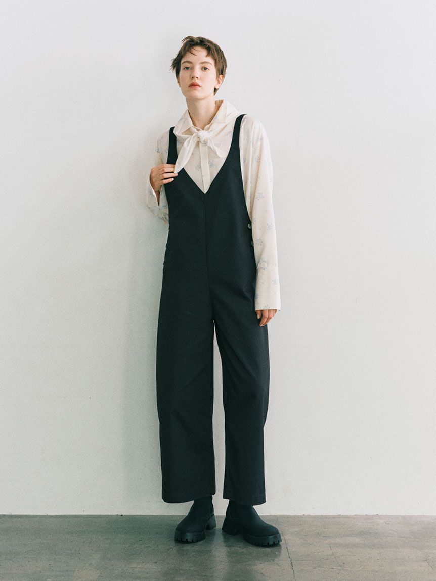 emmi atelier「フラワープリントシャツ&times;スカーフセット【セットアップ対応】」|シャツ・ブラウス|