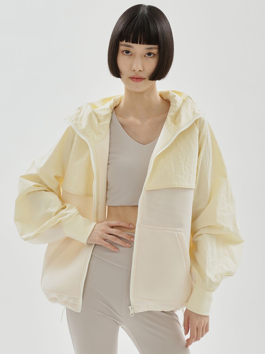 emmi atelier「【W&T】ドッキングフーディーブルゾン」|ブルゾン・スタジャン|