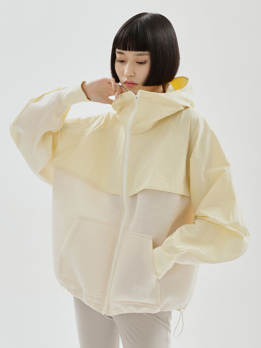 emmi atelier「【W&T】ドッキングフーディーブルゾン」|ブルゾン・スタジャン|