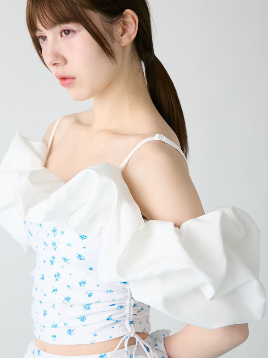 FURFUR「【WEB限定カラー】フリルオフショルセットスウィムウェア」|その他|