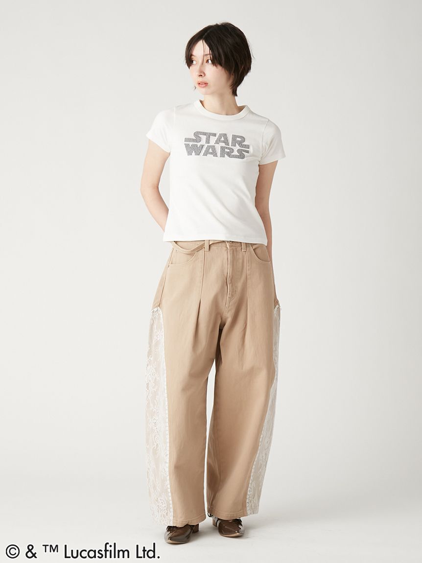 FURFUR「【STAR WARS(TM)】アップリケロゴTシャツ」|Tシャツ・カットソー|