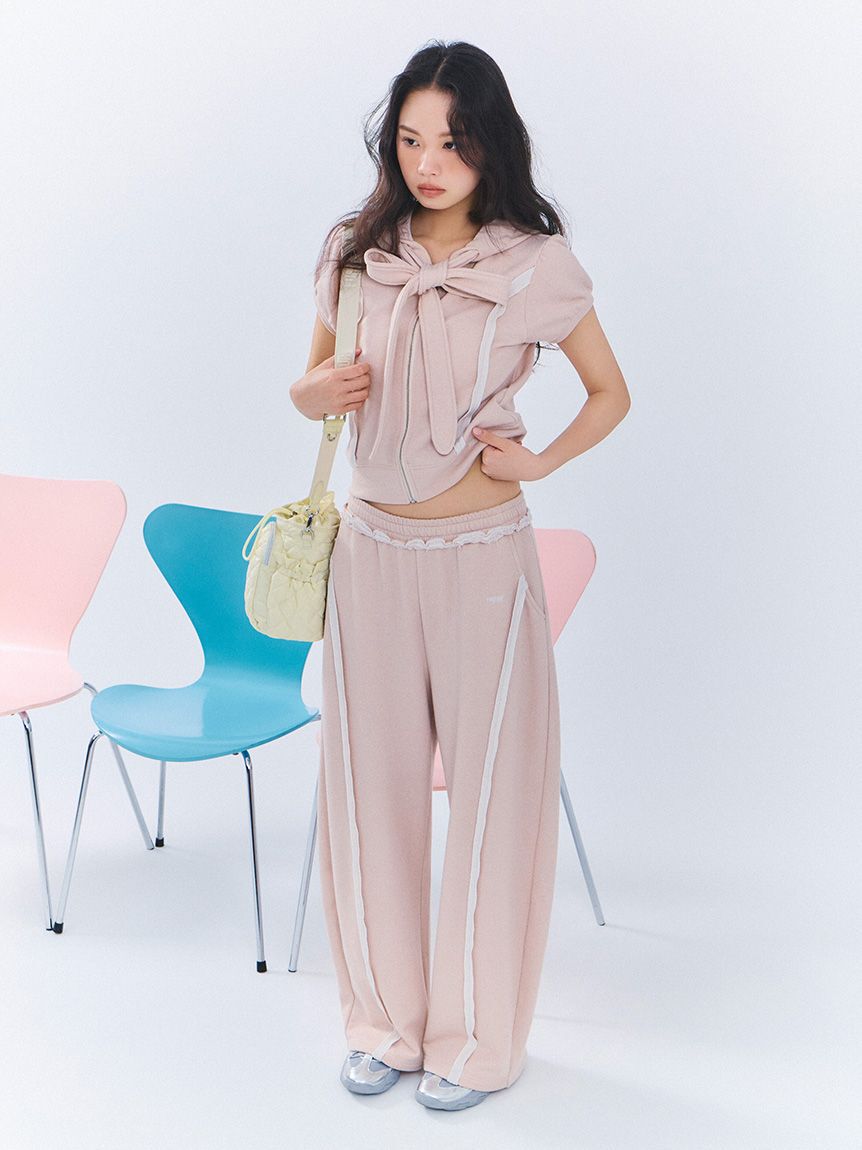 FURFUR「【WEB・一部店舗限定カラー】スウェットワイドパンツ」|チノ|