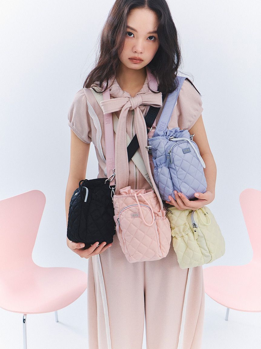 FURFUR「＜500mlボトル収納可能＞2WAY撥水ナイロンキルティングショルダーバッグ【WEB限定カラー】」|ショルダー・メッセンジャー|