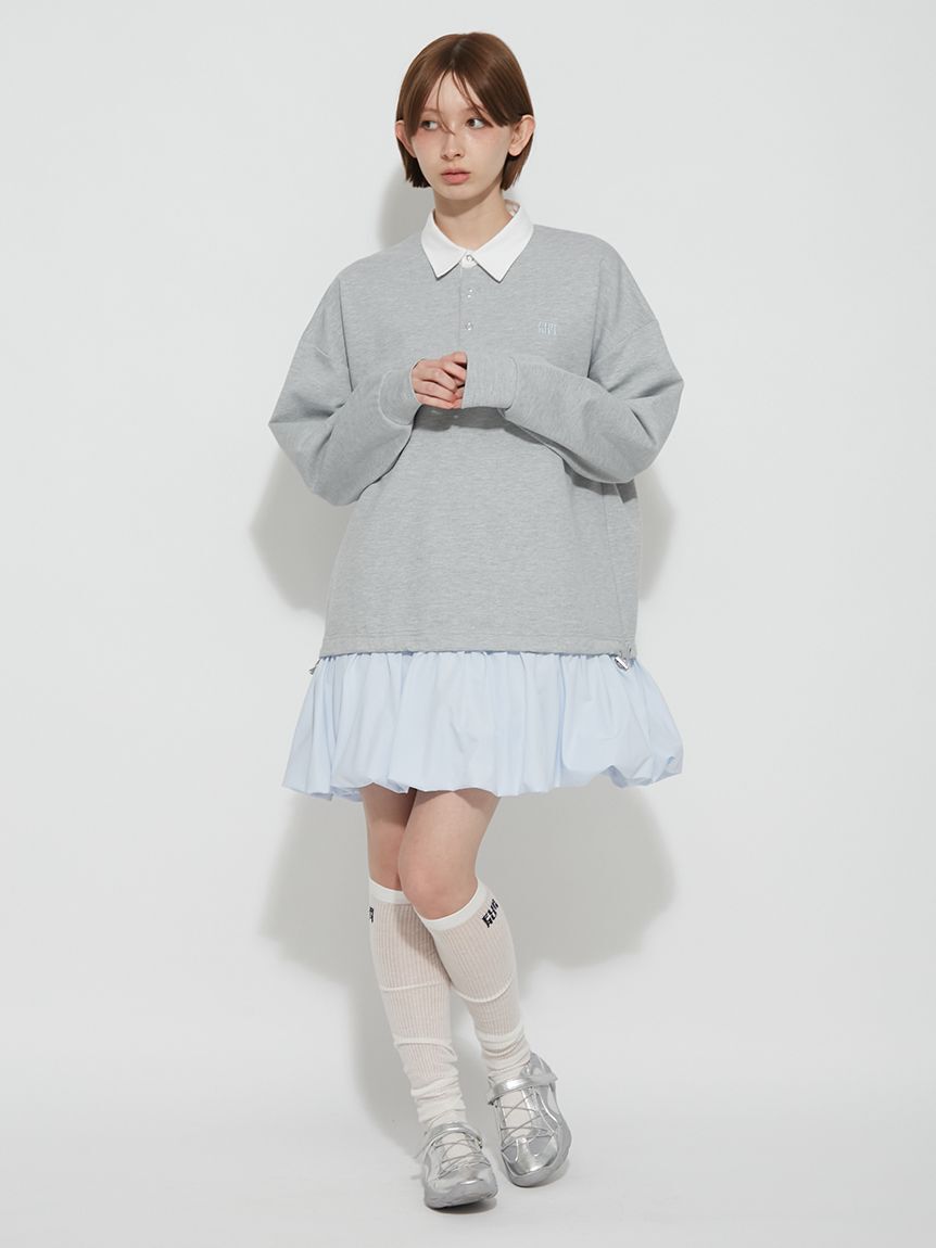 FURFUR「【WEB限定カラー】ドッキングラガースウェットワンピース」|ワンピース|