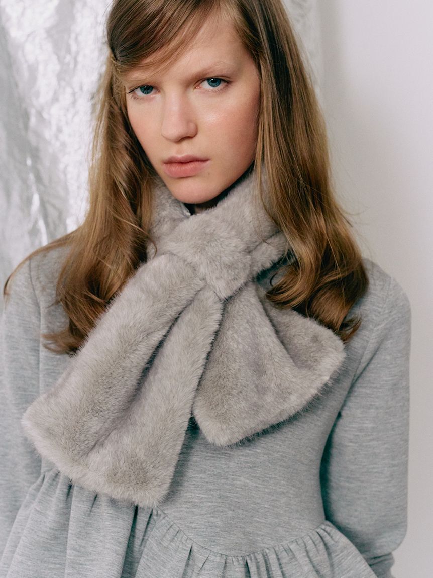 FURFUR「ハーフジップペプラムカットプルオーバー」|スウェット・ジャージ|