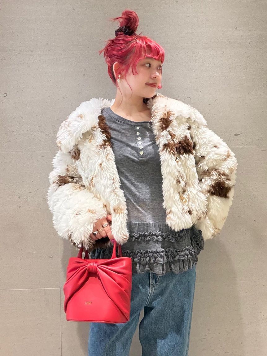 FURFUR「リボンモチーフバッグ」|ハンドバッグ|