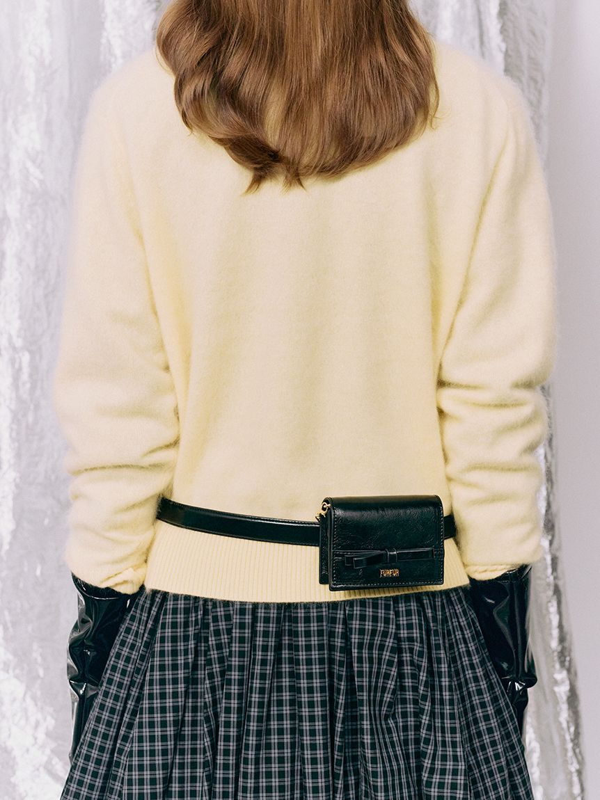 FURFUR「【限定サイズ】ベルト付きボウタイワンピース」|ワンピース|