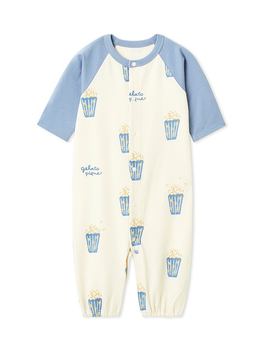 GELATO PIQUE KIDS & BABY「【BABY】新生児ポップコーン柄2WAYオール」|ロンパース|CRM