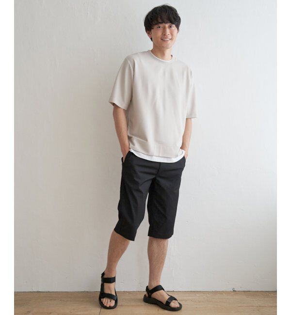 ikka「6.5分丈ドビーハーフパンツ」|その他|