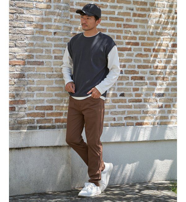 ikka「【雑誌MonoMax4月号掲載】GOKU楽パンツ EASY STRETCH 5ポケット」|その他|