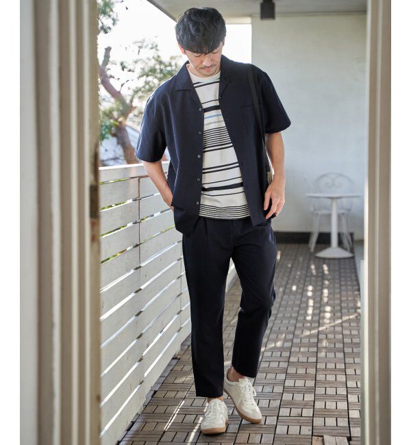 ikka「【MonoMax &times; 小泉孝太郎】Reflax(R)冷感UVイージーアンクルパンツ「小泉孝太郎さん着用モデル」」|スラックス|