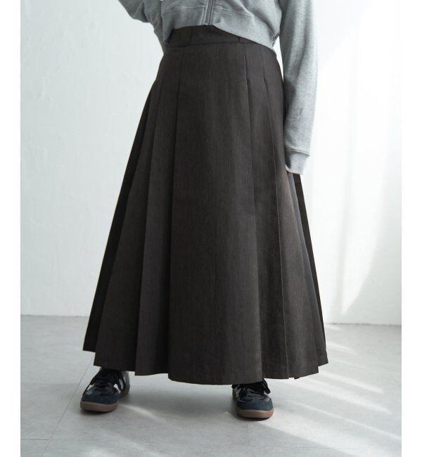 VENCE share style「Dickies ディッキーズ プリーツスカート」|スカート|ブラウン
