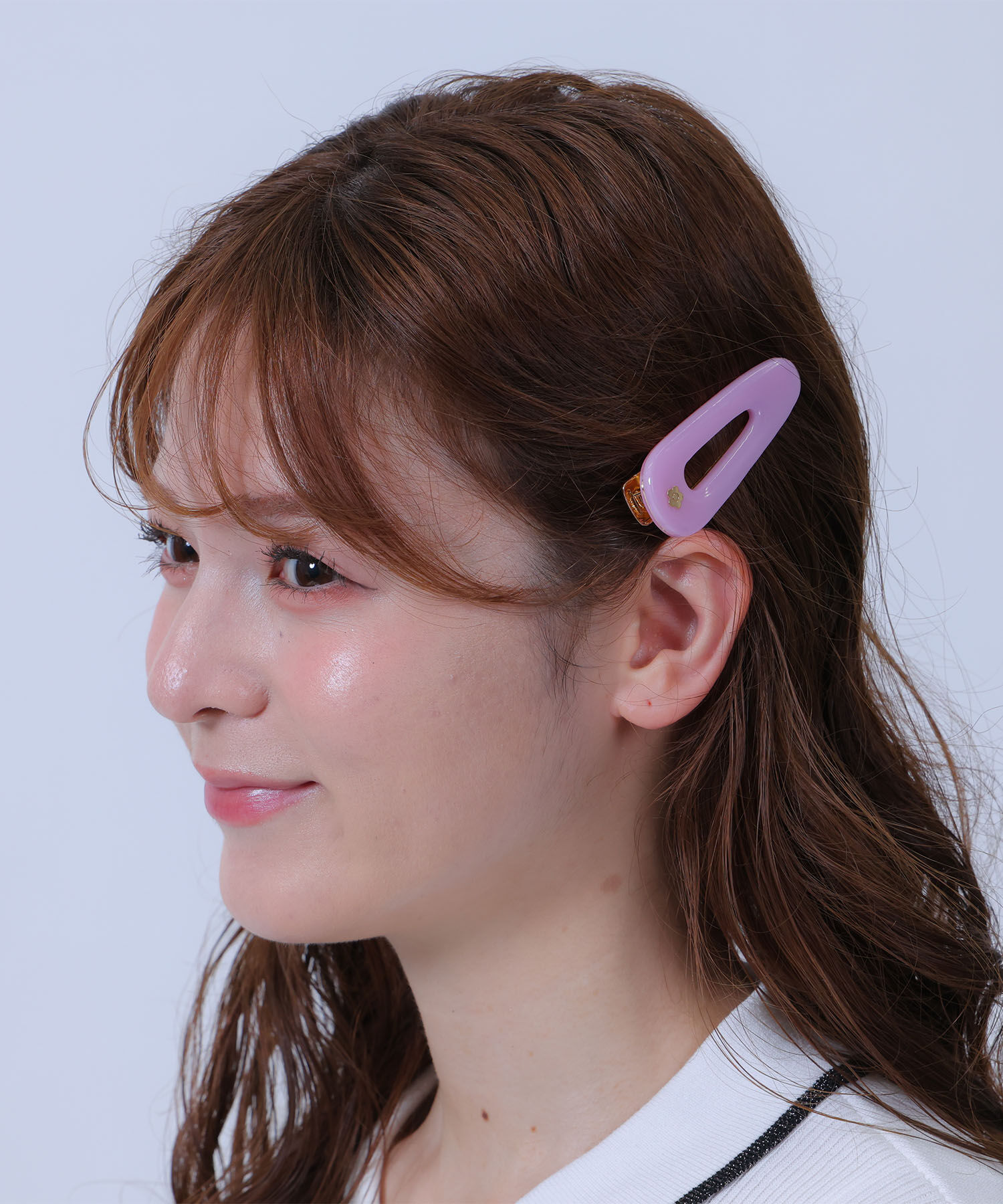 MARY QUANT「エポジェリー ワニクリップ」|その他|パープル