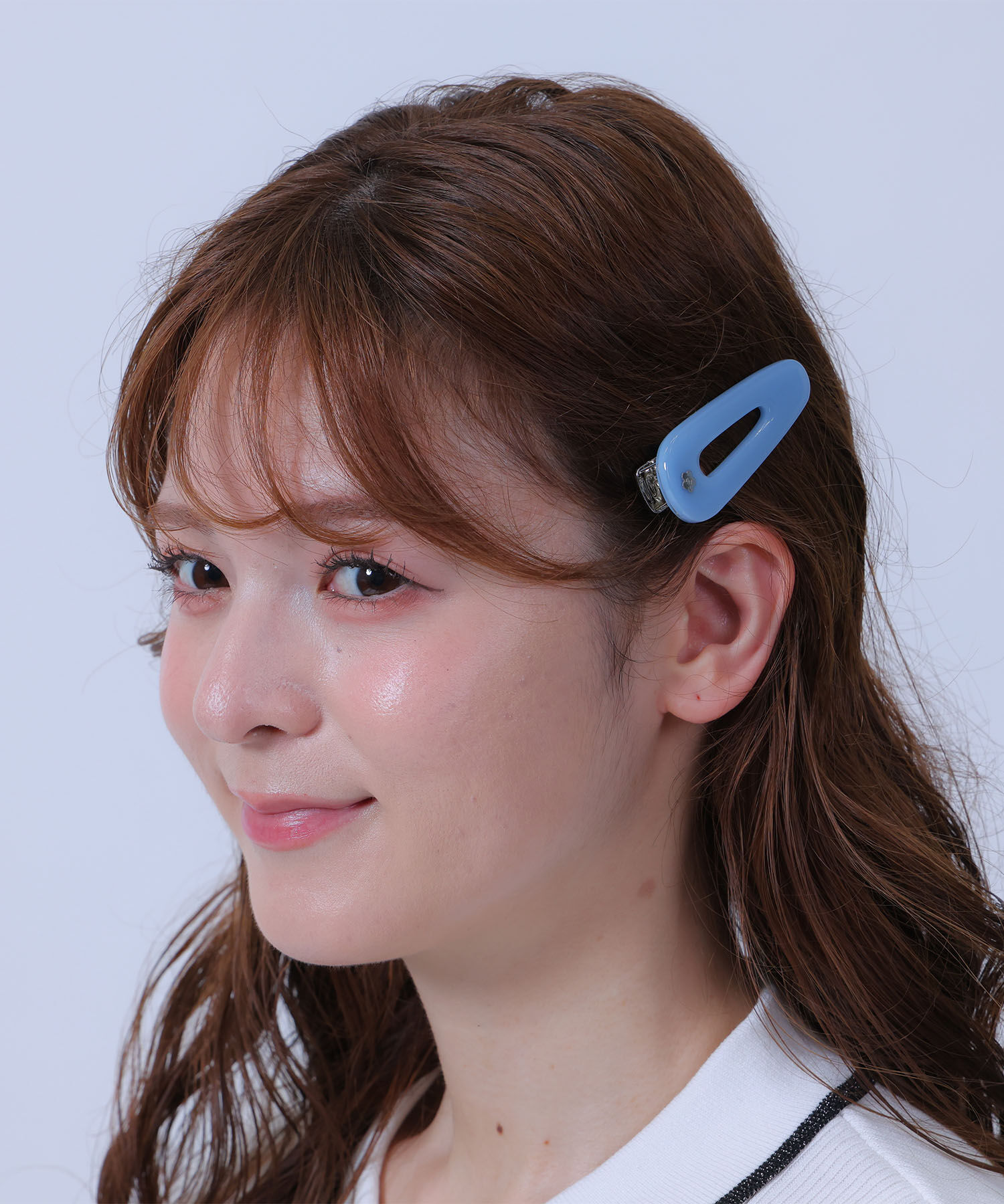 MARY QUANT「エポジェリー ワニクリップ」|その他|ライトブルー