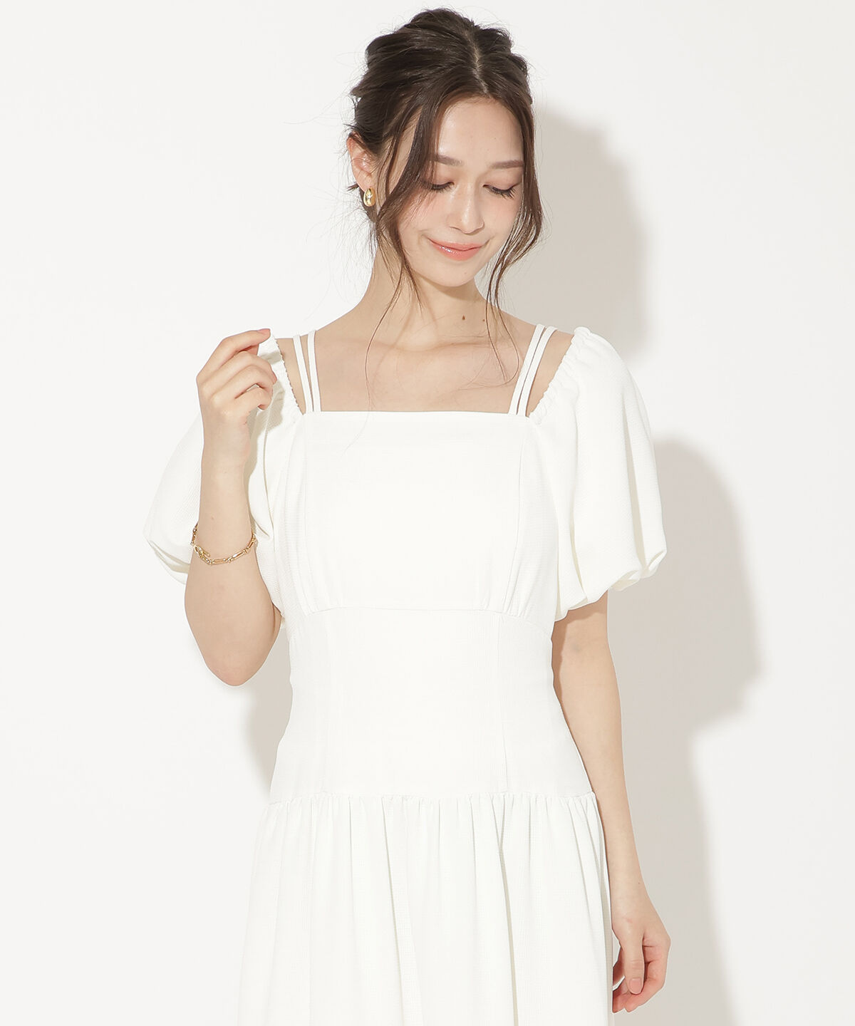 WILLSELECTION「2WAYスリーブティアードワンピース」|ワンピース|