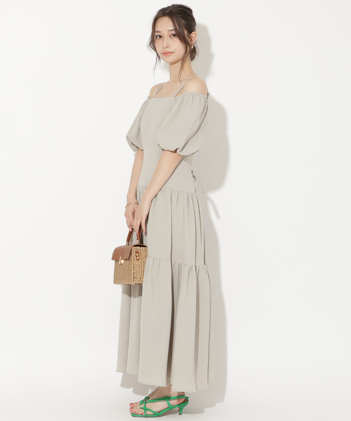 WILLSELECTION「2WAYスリーブティアードワンピース」|ワンピース|