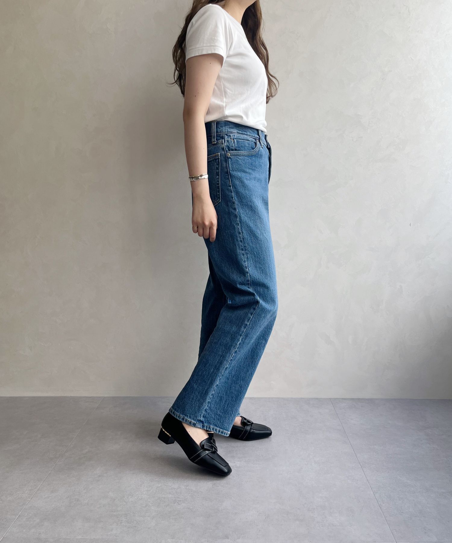 ORiental TRaffic「【WEB限定】リボンデザイン 甲深パンプス /55301 ヒール3.5ｃｍ ヒールローファー」|パンプス|