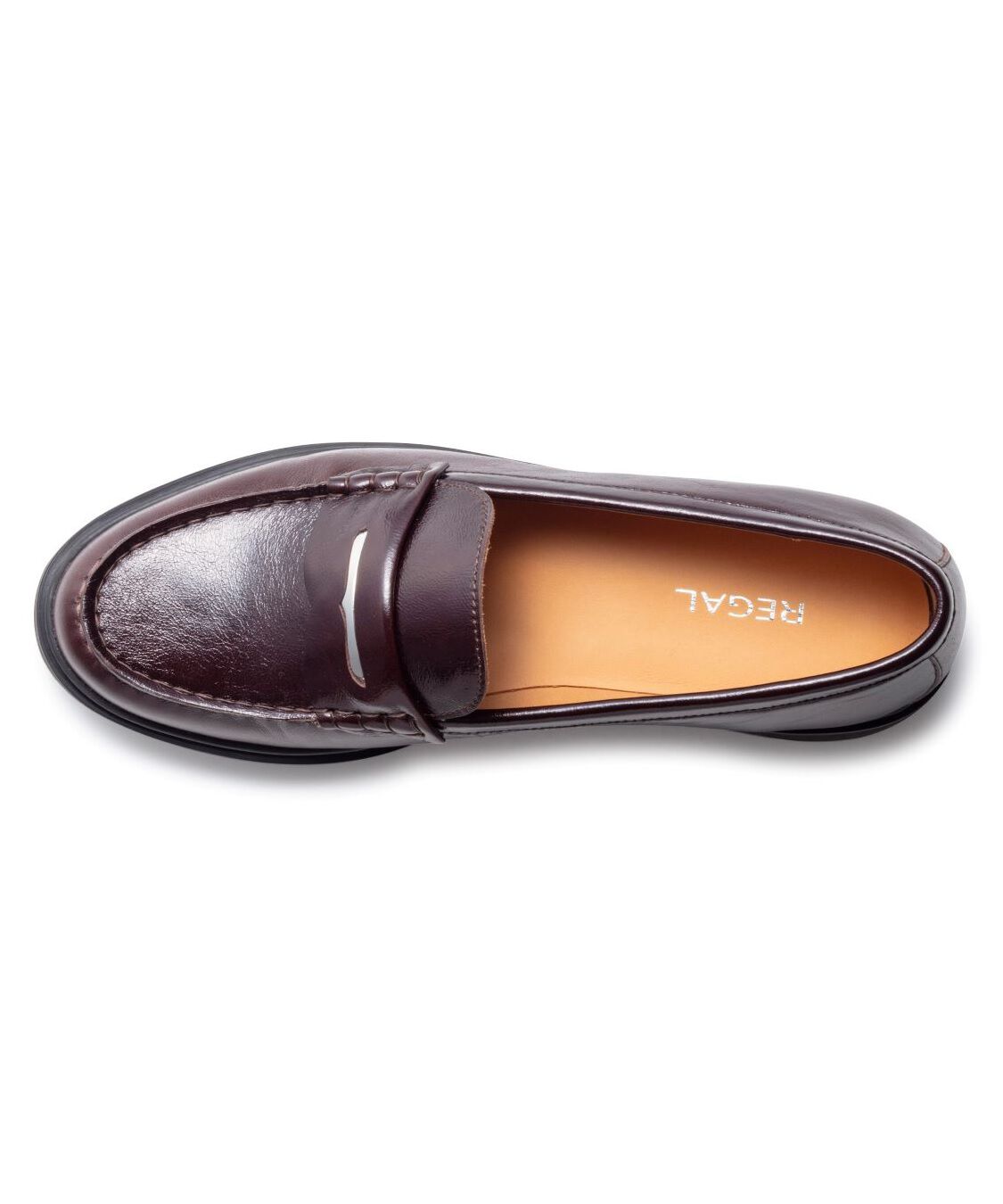 REGAL SHOES「REGAL メタルプレートローファー【ヒール30mm】　商品コード：F79RBJ」|ローファー|