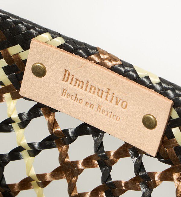 ODETTE E ODILE「＜Diminutivo＞ スカシアミメッシュ L」|かごバッグ|