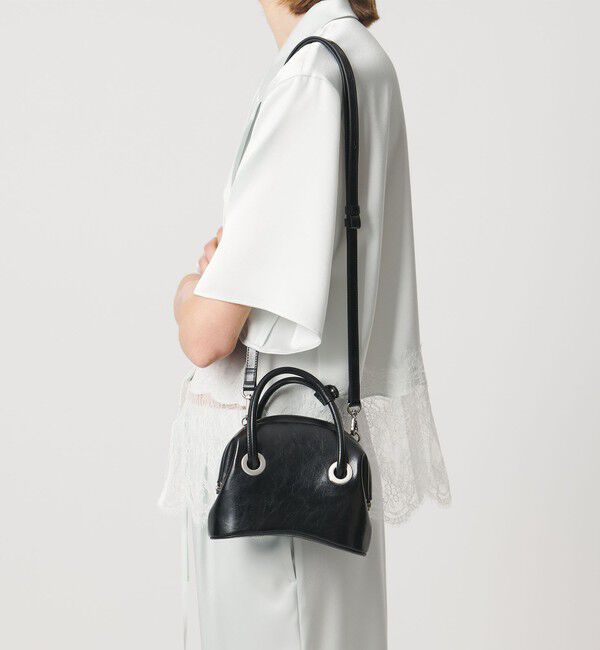 OSOI「＜OSOI＞CIRCLE MINI  バッグ」|ハンドバッグ|BLACK