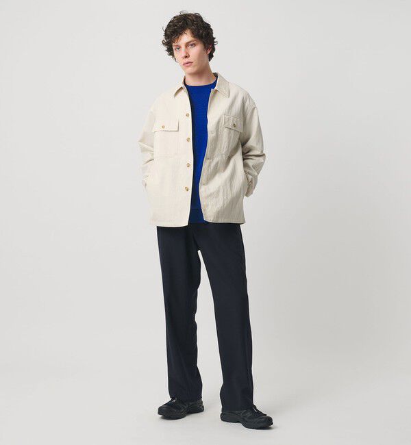 UNITED ARROWS「ツイル ミリタリー オーバーシャツ」|シャツ・ブラウス|