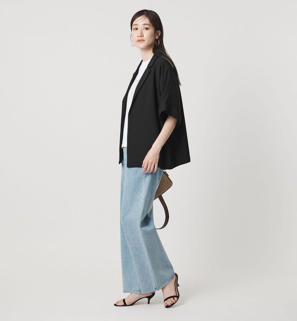 UNITED ARROWS「イージー テーラード ジャケット ‐吸水速乾 帯電防止 接触冷感 ウォッシャブル‐」|テーラードジャケット|