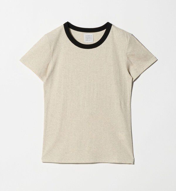 UNITED ARROWS「＜GOOD PEOPLE GOOD STITCHING GOOD PRODUCT＞トリム リブ Tシャツ」|Tシャツ・カットソー|NATURAL
