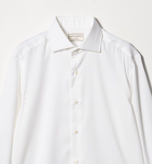 UNITED ARROWS「イージーケア AG パナマ ワイドスプレッドカラー シャツ 抗菌防臭 通気性」|シャツ・ブラウス|