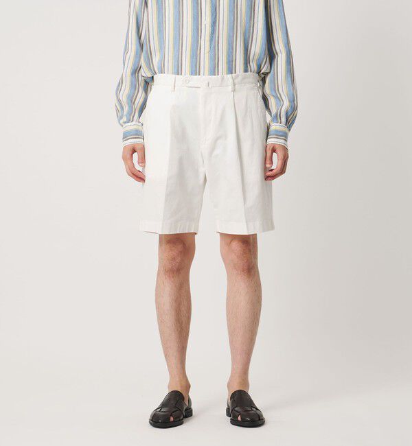 UNITED ARROWS「ツイル ベーシック 1プリーツ ショーツ」|その他|